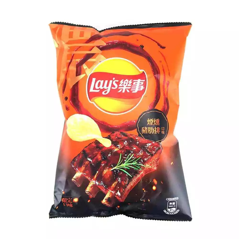 Lays Smoked Tangy Ribs - TAIWAN (12 COUNT)