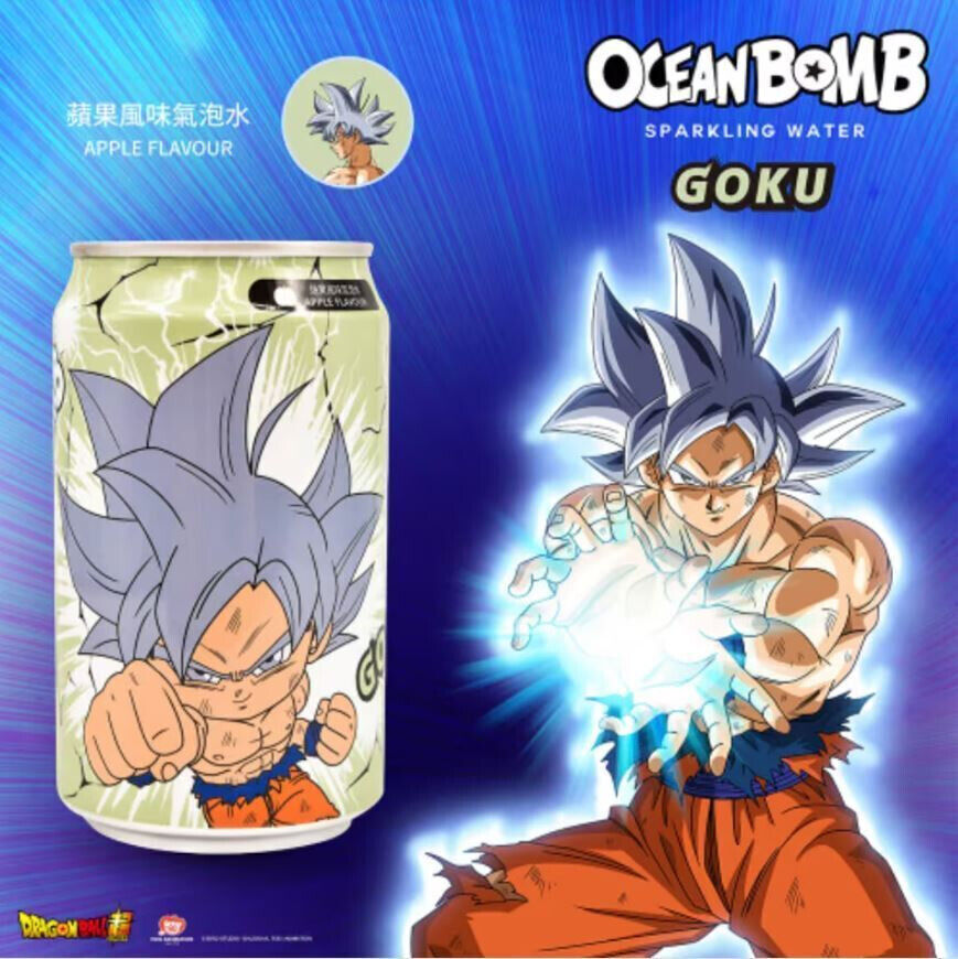 Dragon Ball Z Ultra Goku Apple Soda - TAIWAN (24 COUNT)