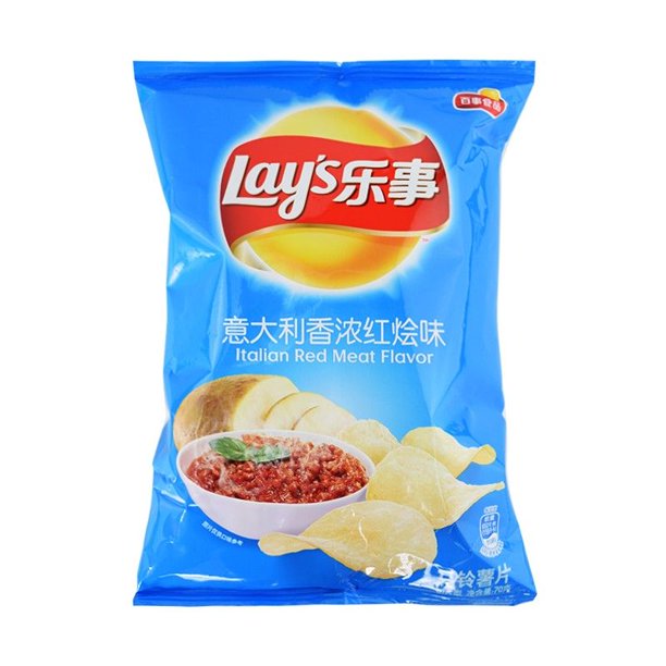Lays Italian Red Meat - TAIWAN (22 COUNT)