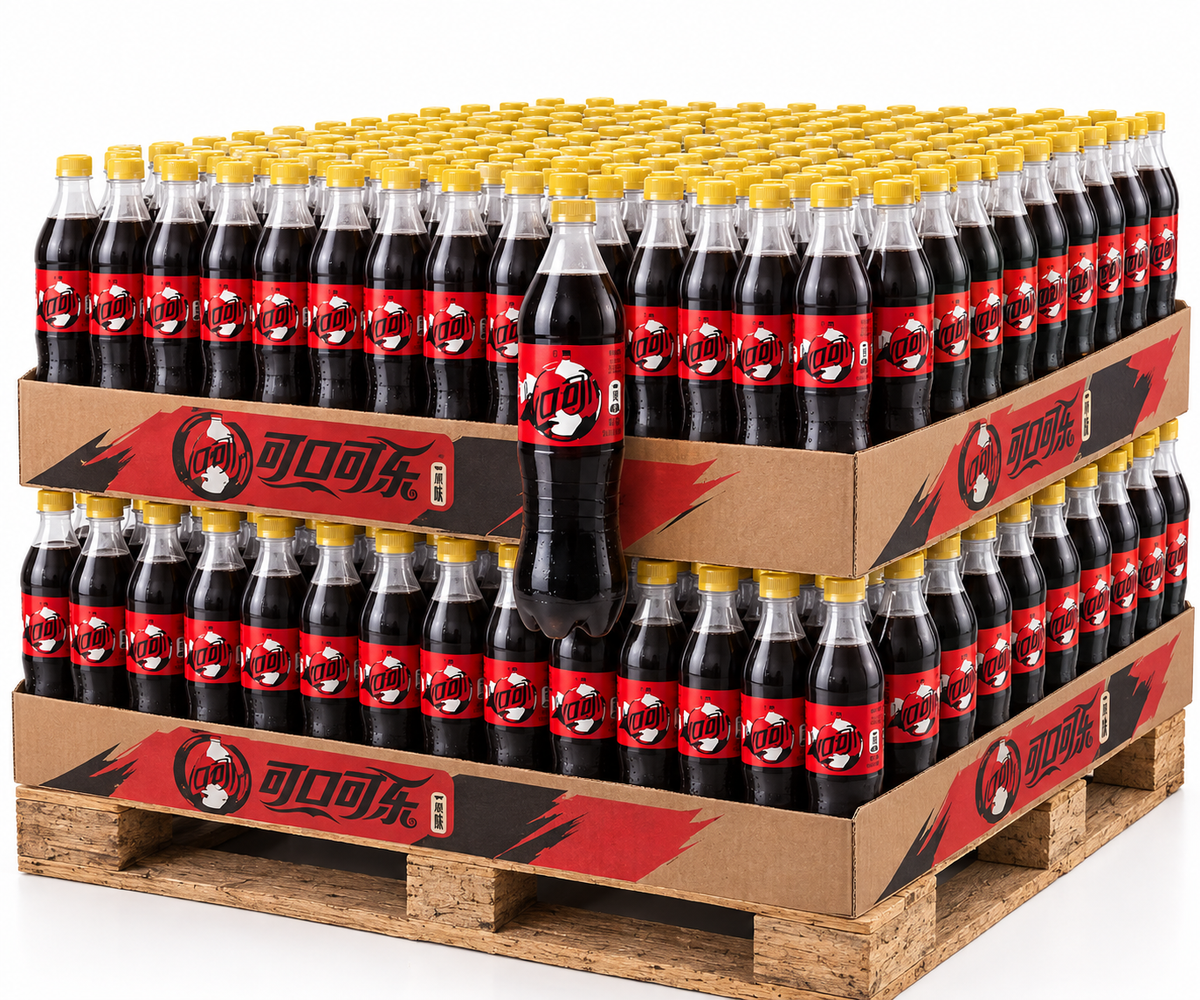 PALLET ROW - Collectors Edition  Coca-Cola FIFA Original Zero Sugar - TAIWAN (10 CASES)