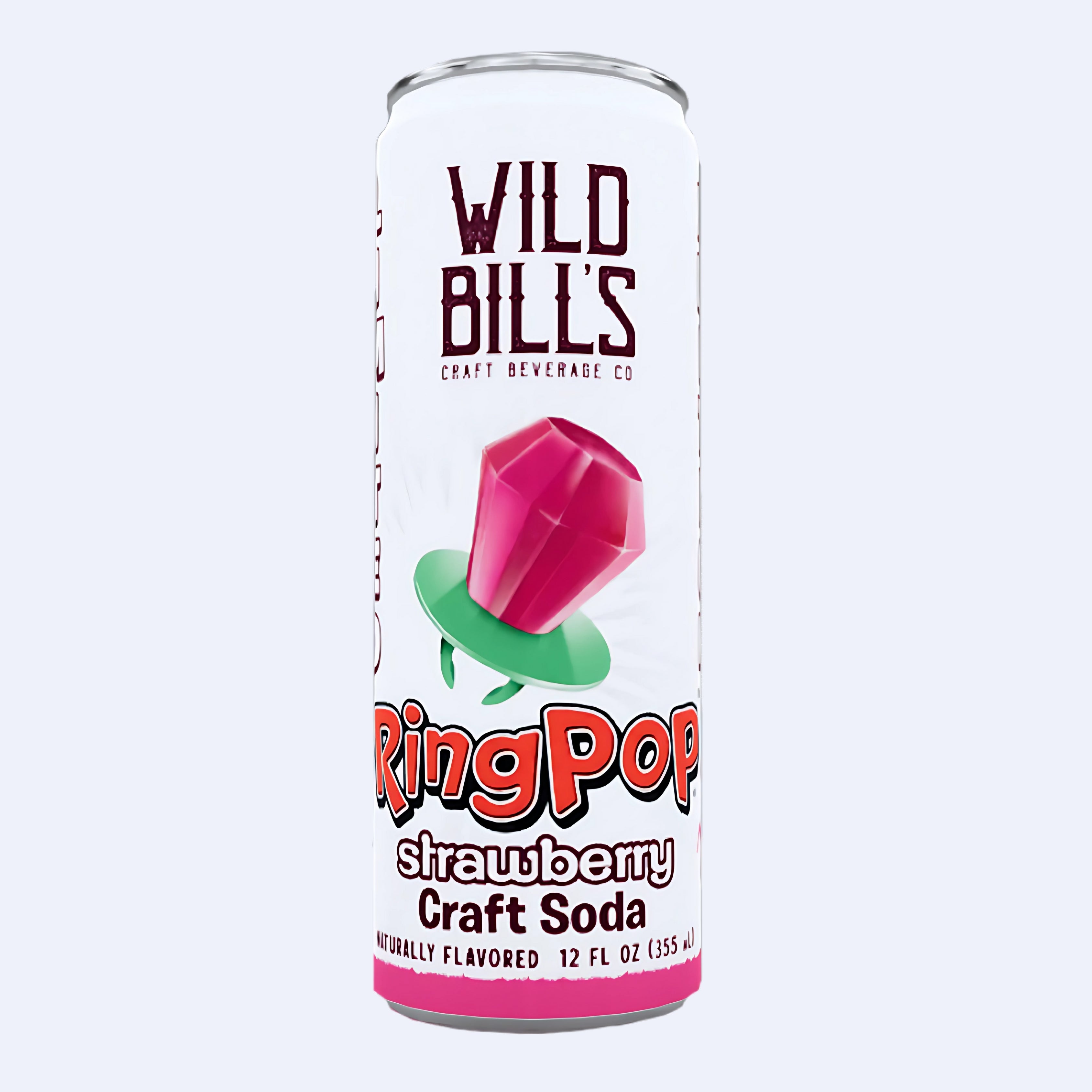 Wild Bill's Ring Pop Strawberry Soda (12 Count)