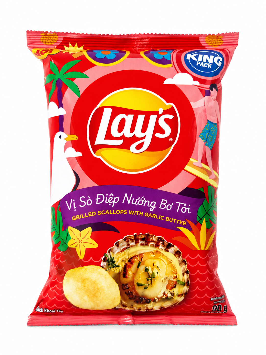 Lay’s Grilled Scallop Garlic Butter FIFA World Cup 2026 - VIETNAM (100 COUNT)