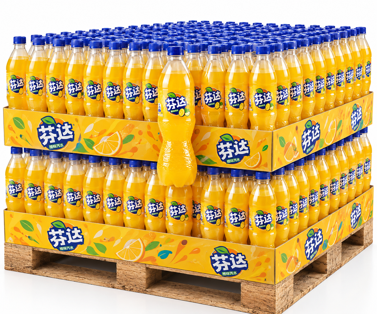 PALLET ROW - Fanta Pineapple - TAIWAN (10 CASES)