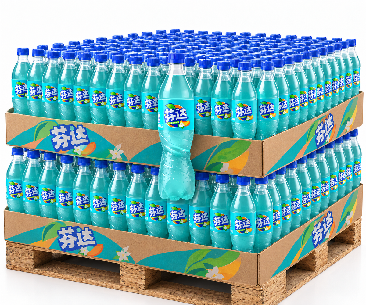 PALLET ROW - Fanta Jasmine Peach - TAIWAN (10 CASES)