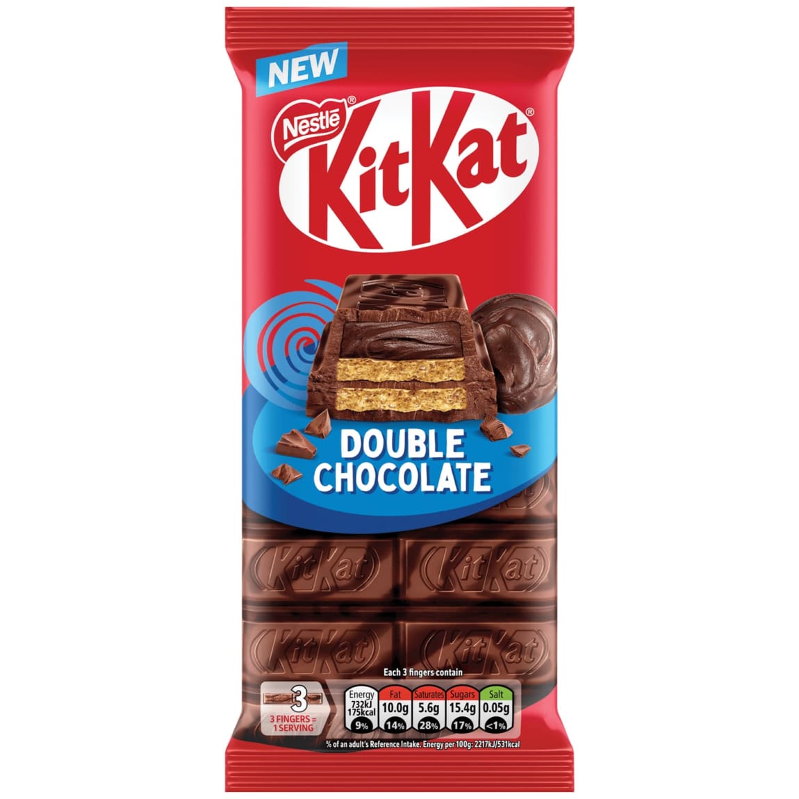 Kit Kat Double Frosted Chocolate Cake- UK (15 COUNT)