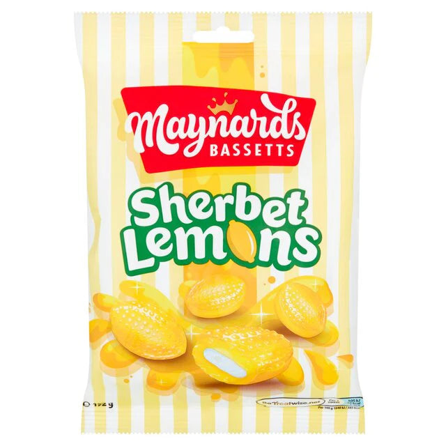 Maynards Sherbet Lemon Chew Creams- IRELAND (12 COUNT)