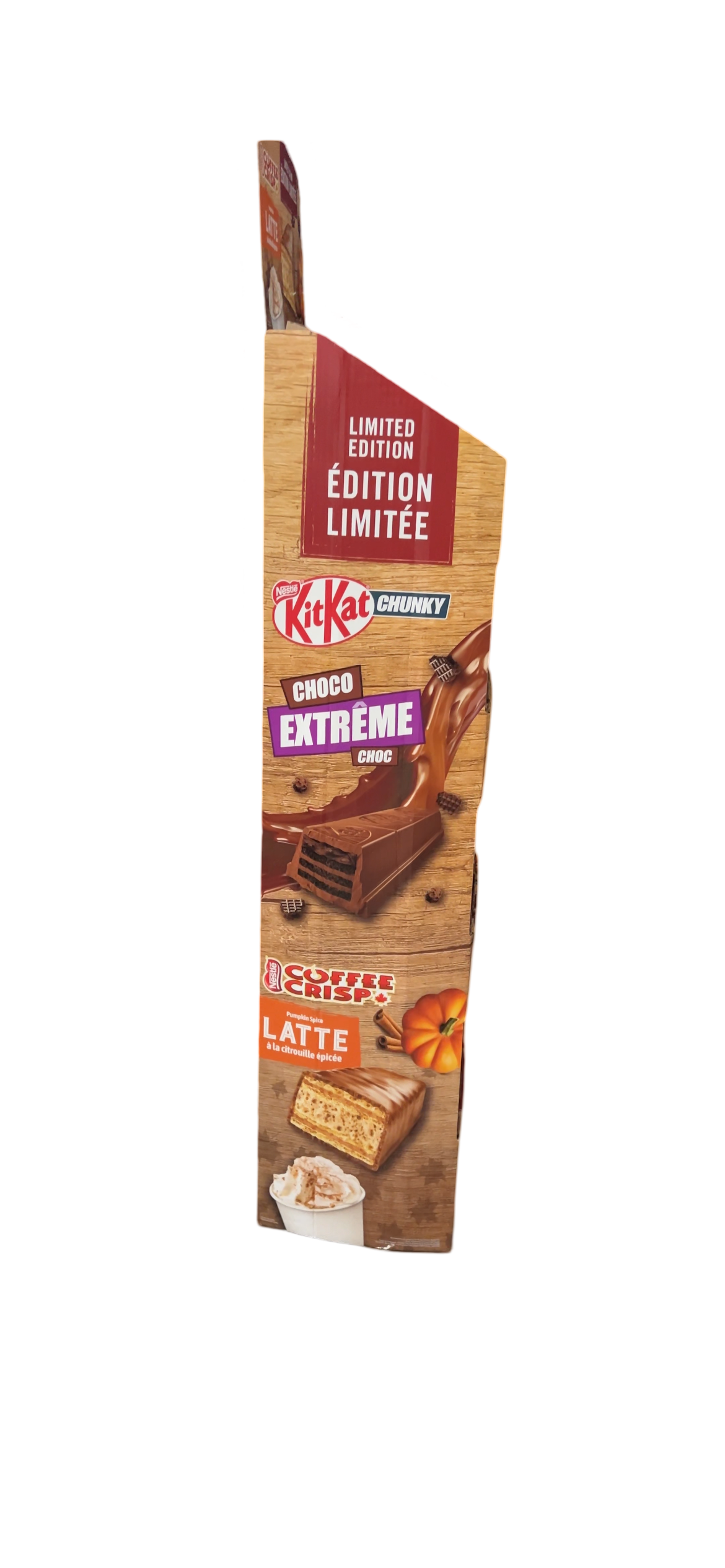 French KitKat DISPLAY Stand - (150 Count, 4 Different Chocolates)