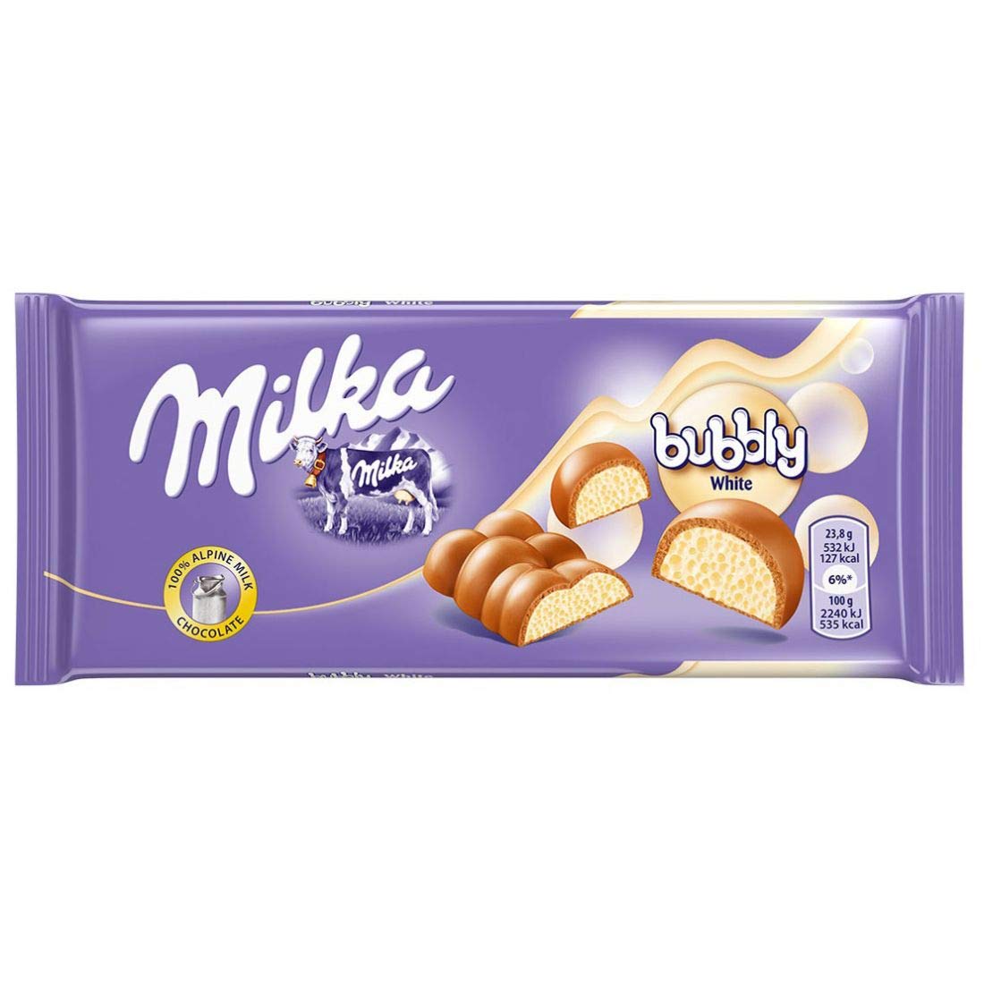 Milka BUBBLE White Chocolate -  UK (15 Count)