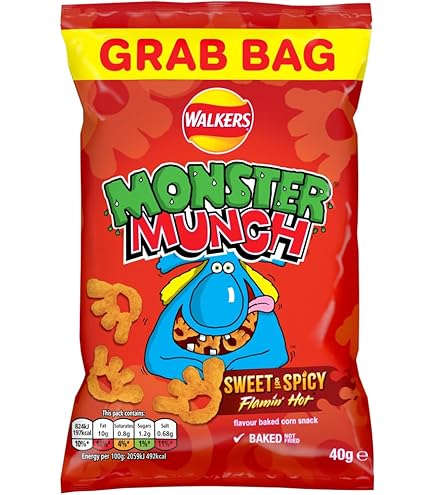 Walkers Monster Munch Flamin Hot - UNITED KINGDOM (35 COUNT)