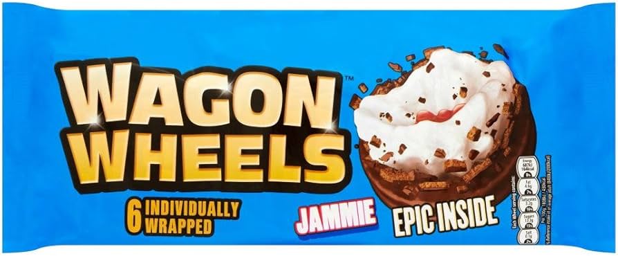 Wagon Wheelies Jamie Mallow Biscuits - UNITED KINGDOM (16 COUNT)