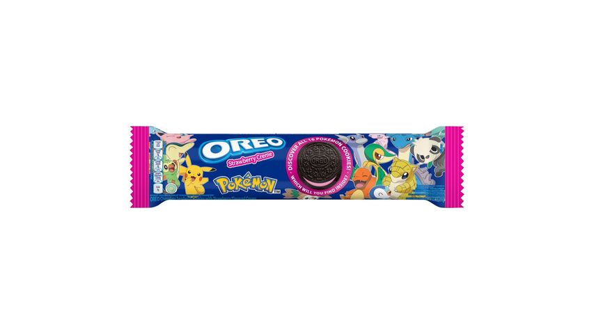 Oreo Pokemon Strawberry Creme Halal - INDONESIA (24 Count)