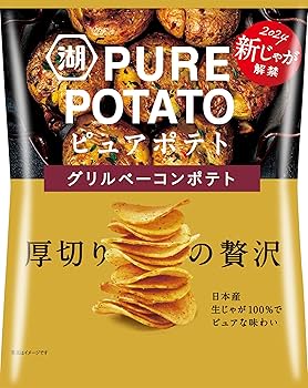 Koikeya Thick Cut Garlic Bacon  - JAPAN (12 COUNT)