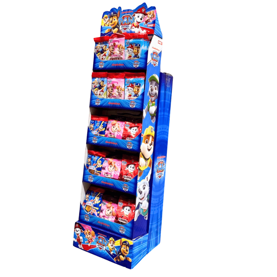 Nickelodeon DISPLAY STAND PAW PATROL & Gummiz - TÜRKİYE ( 144 COUNT)