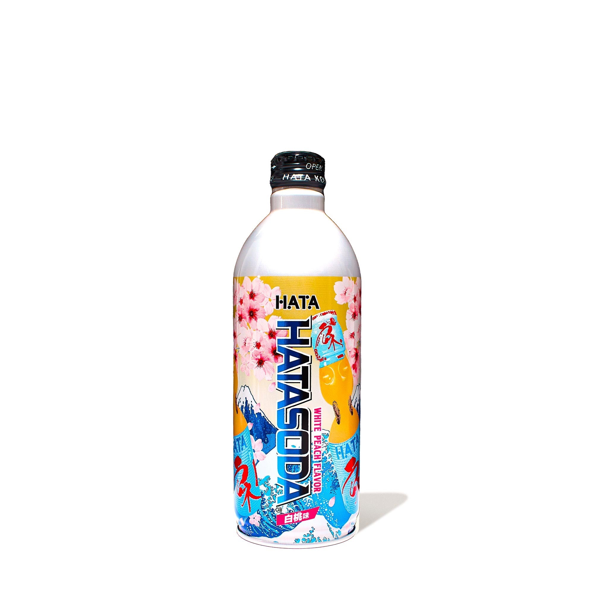 Hata SODA Peach Ramune - JAPAN (24 Count)