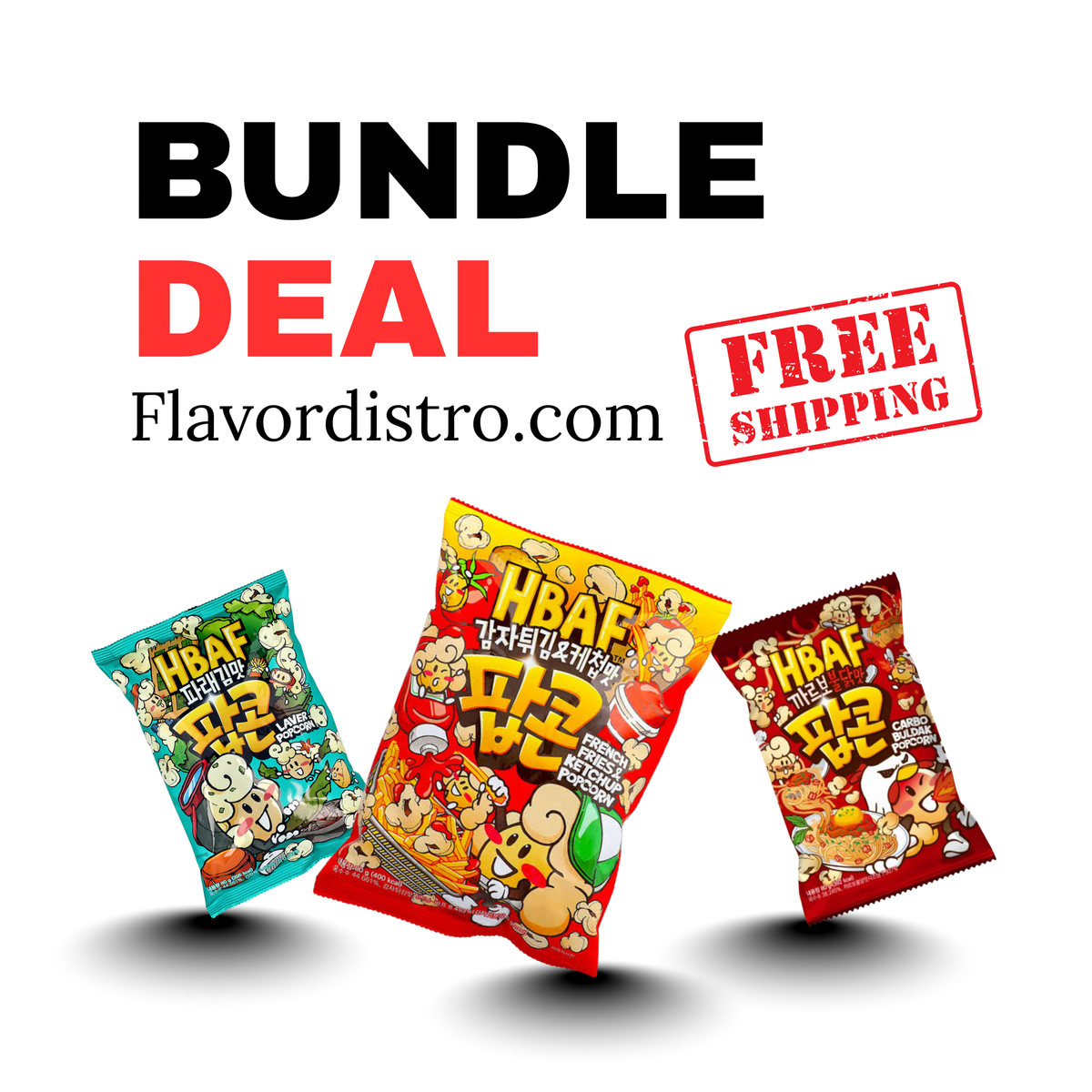 HBAF Popcorn Bulk Deal - KOREA (60 COUNT)