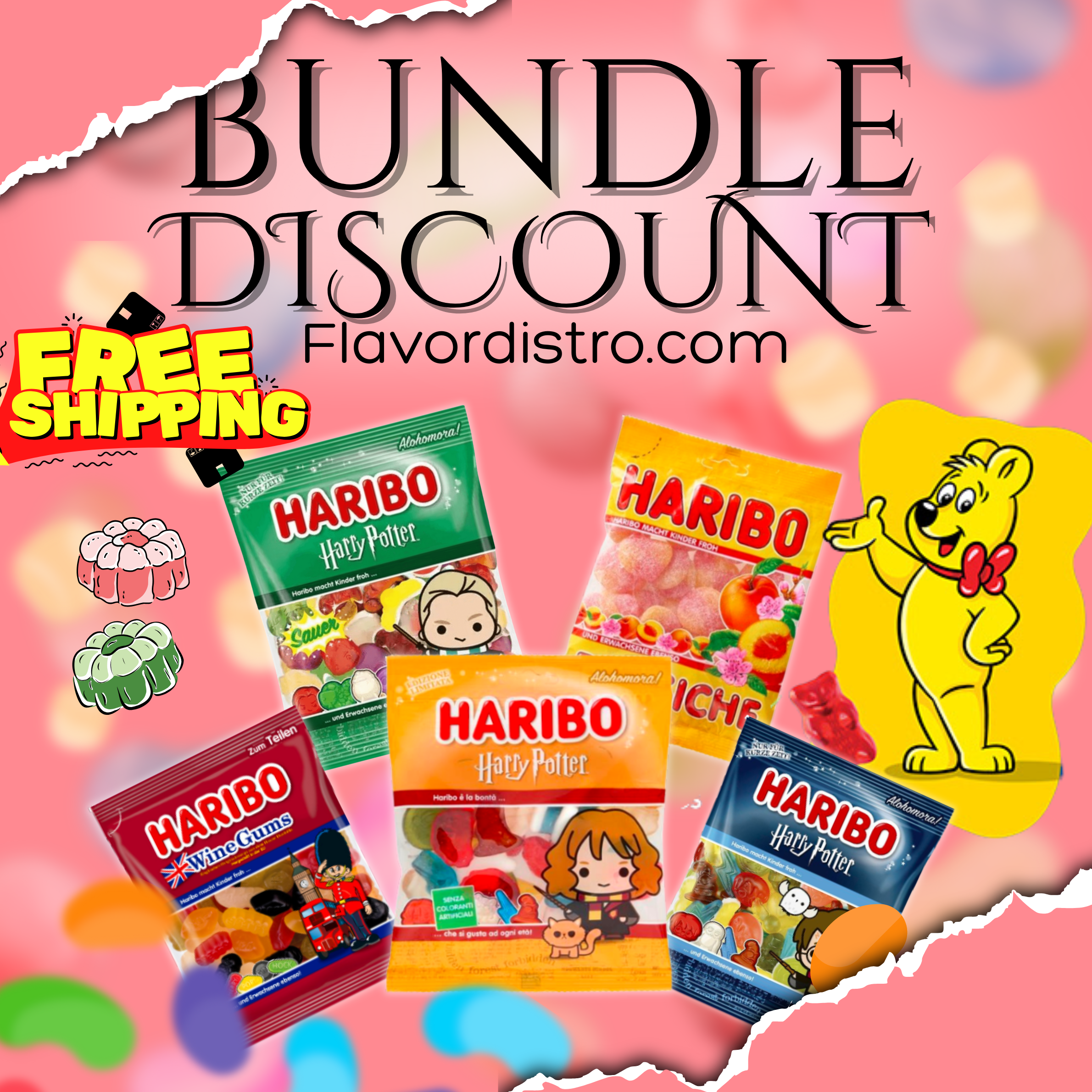 Haribo Bulk Deal - UNITED KINGDOM (104 COUNT)