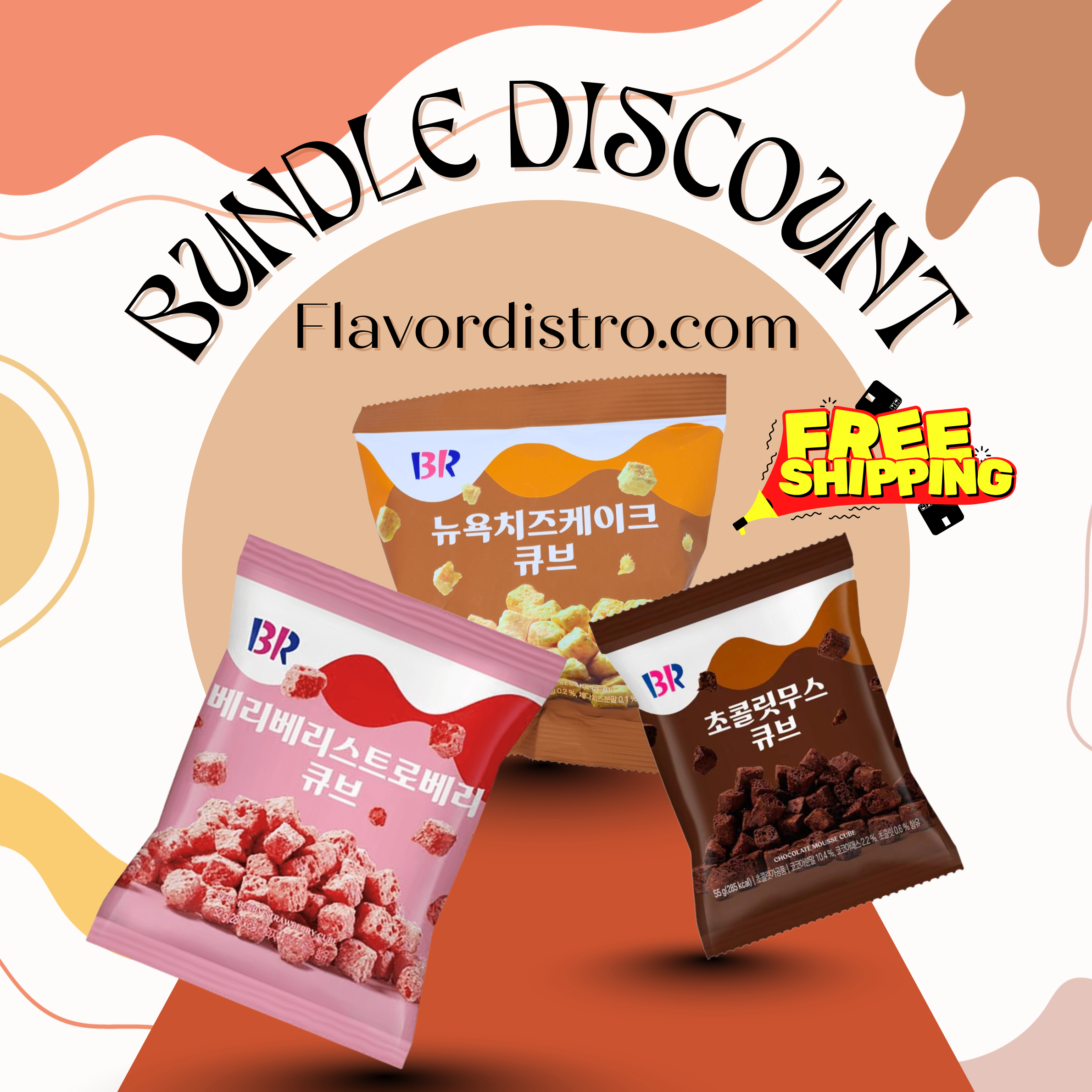 NEW Baskin Robbins Bulk deal - KOREA (30 COUNT)