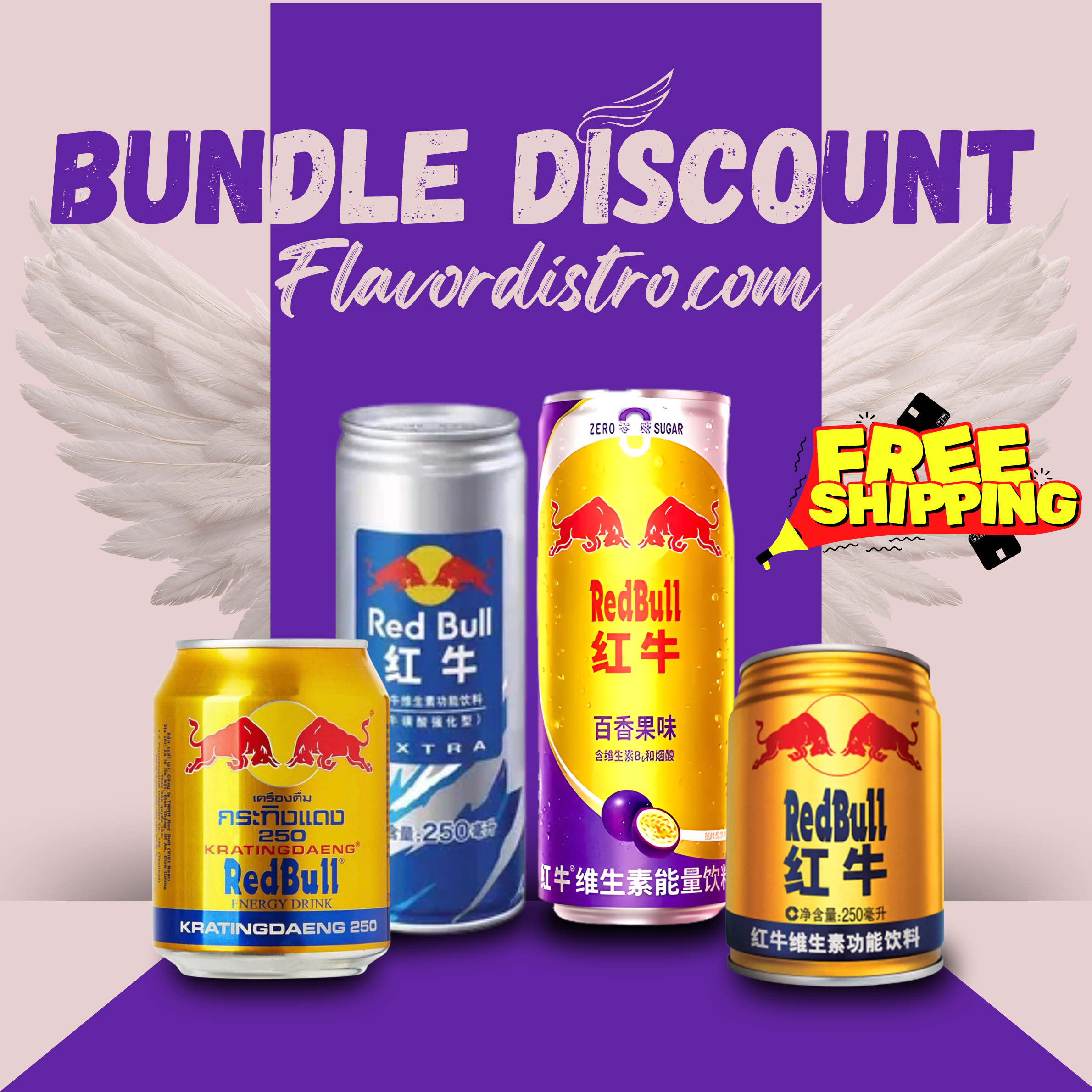 Red Bull Bulk Deal - MALAYSIA/THAILAND (48 COUNT)