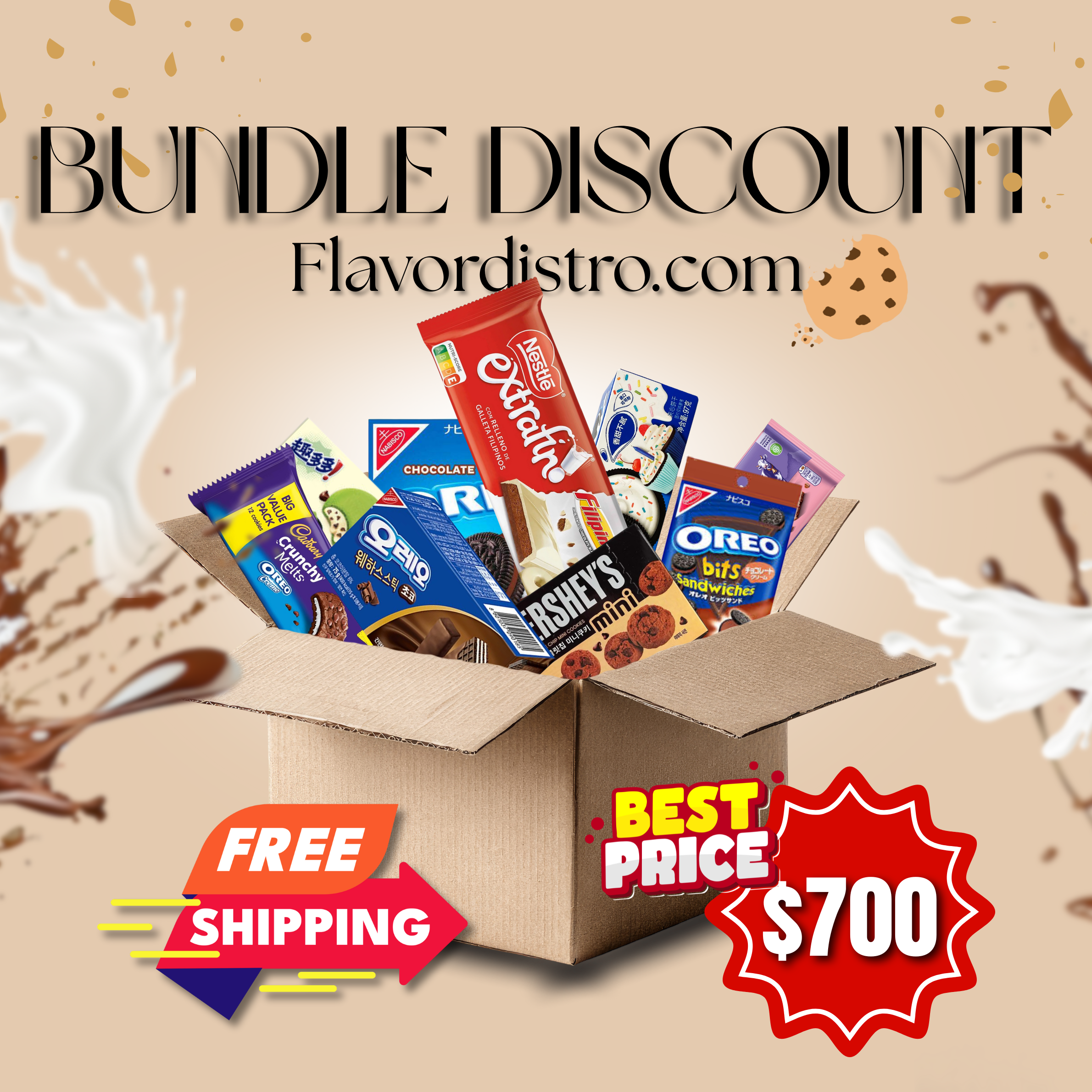 Exotic Cookies Snack Bundle- 21 Cases!