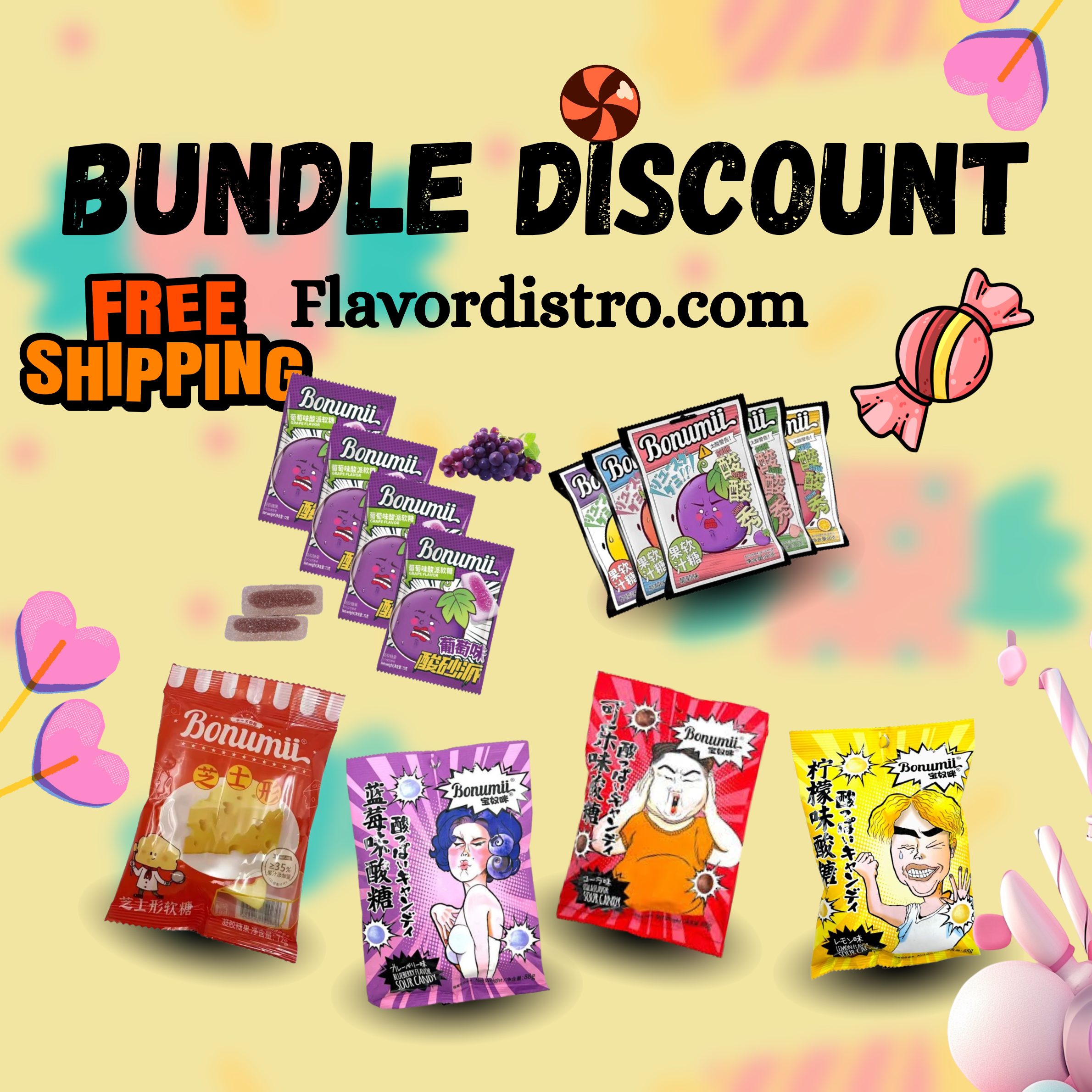 Bonumii Bulk Deal - TAIWAN (75 COUNT)