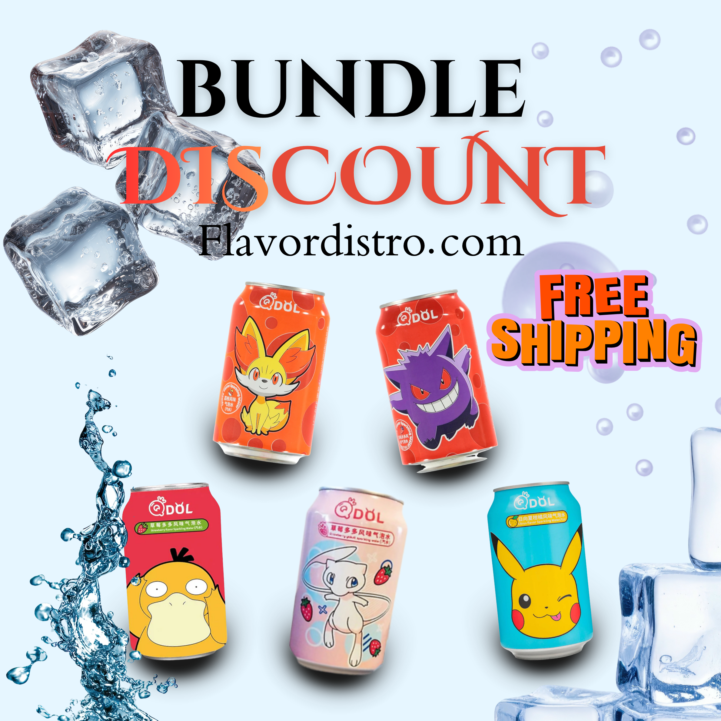 Pokemon Soda Bulk Deal - KOREA (60 COUNT)