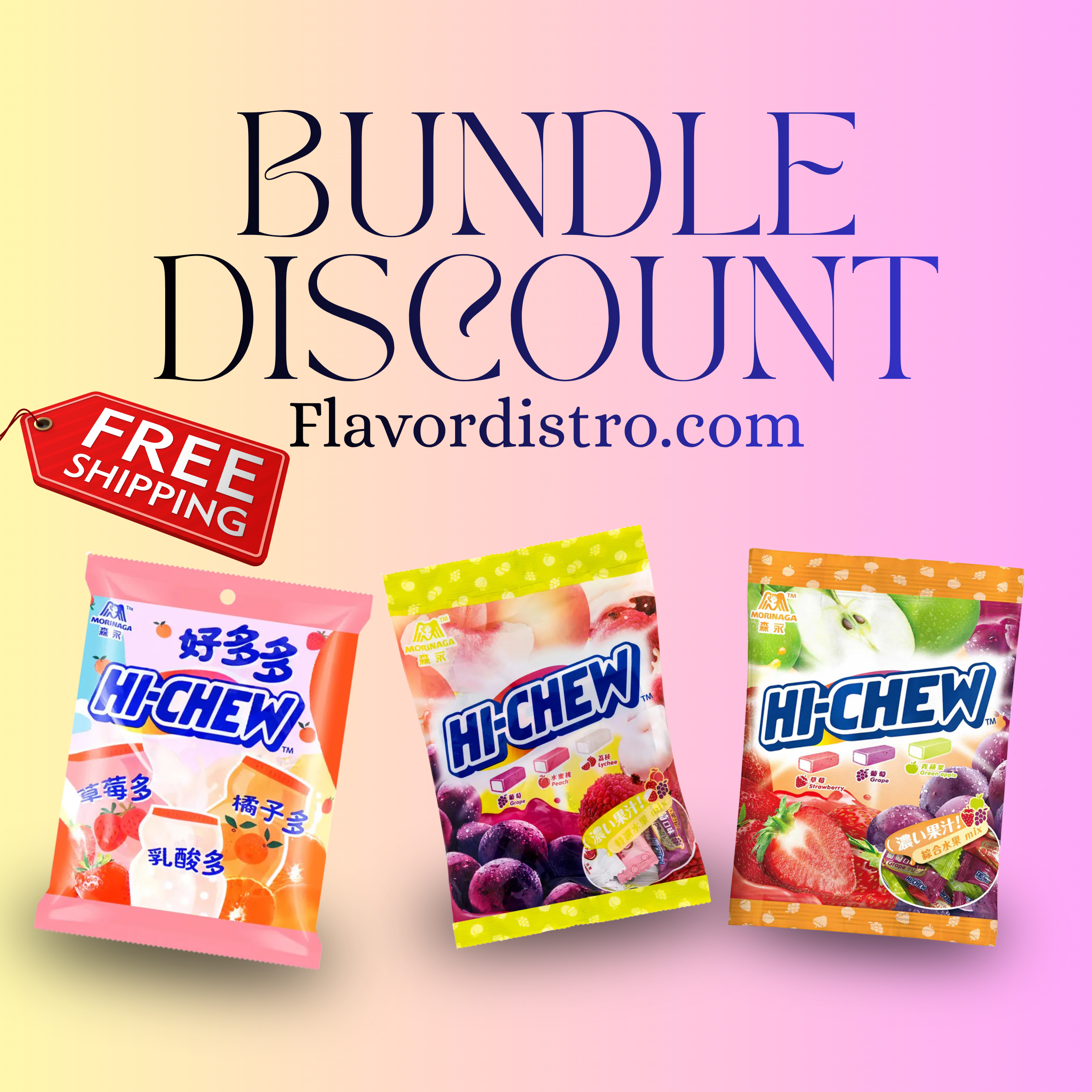 Hi-CHEW Bulk Deal - TAIWAN/JAPAN (40 COUNT)