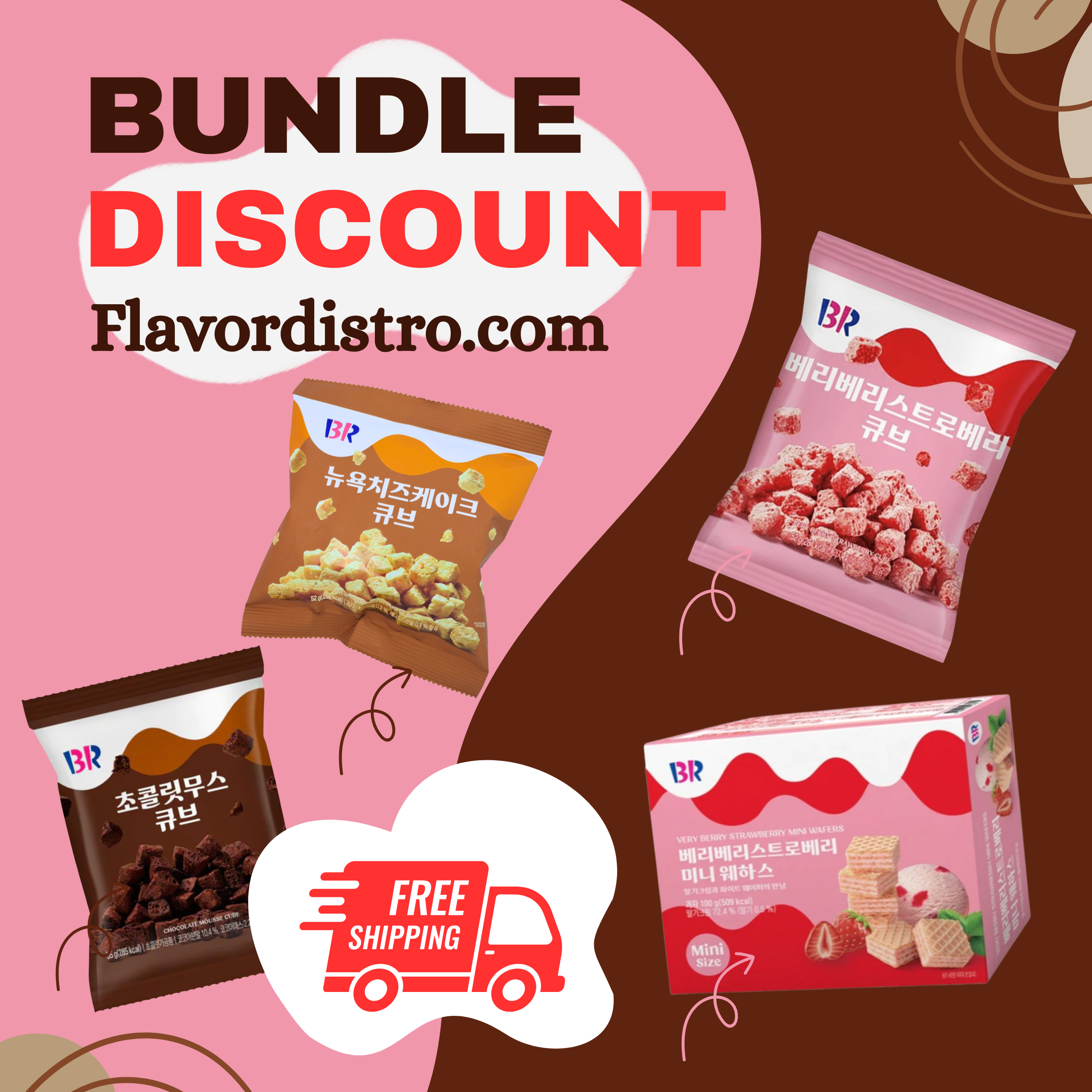 Baskin Robbins Bulk Deal - KOREA (42 COUNT)