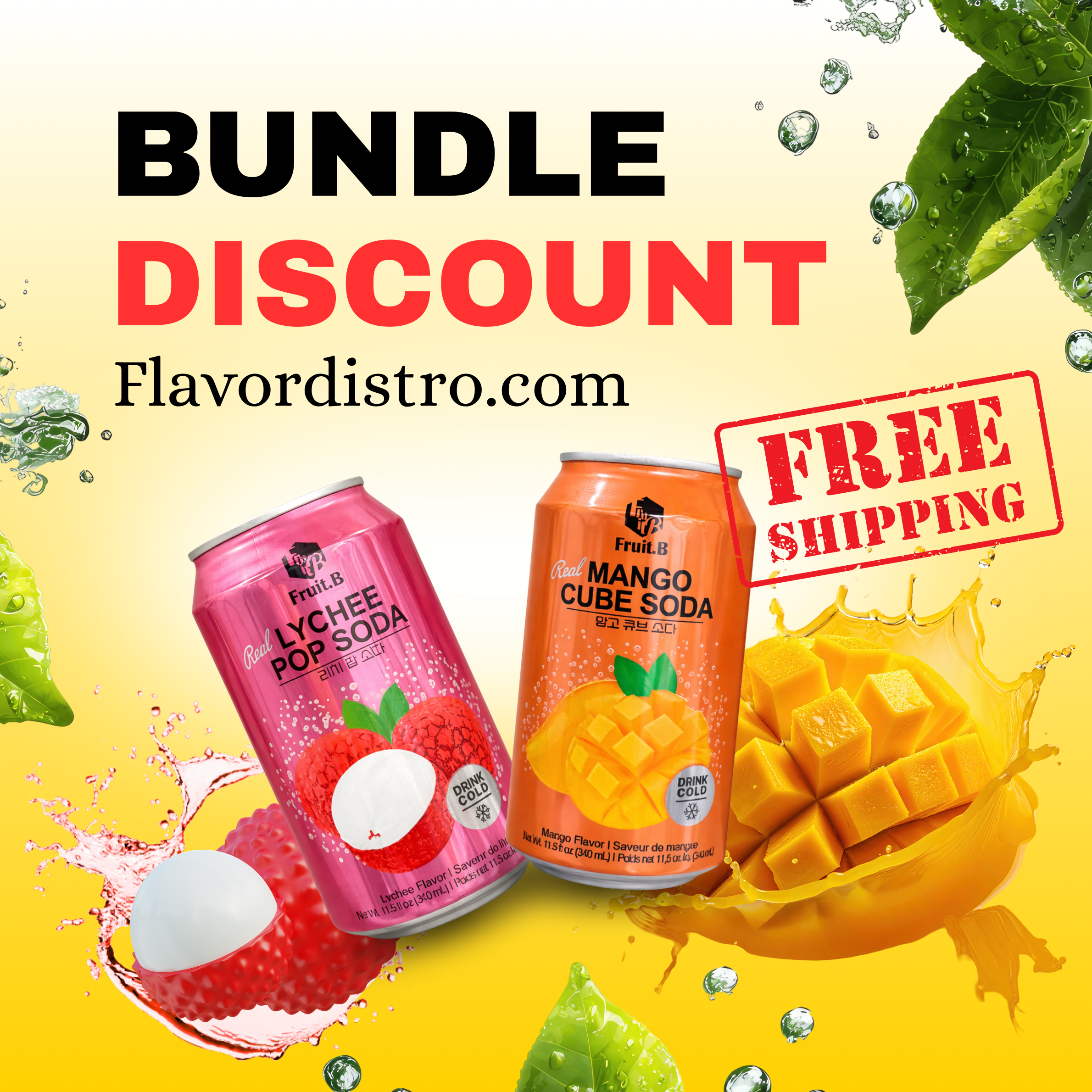 (Halal) Fruit Soda Bulk Deal -  KOREA (24 COUNT)