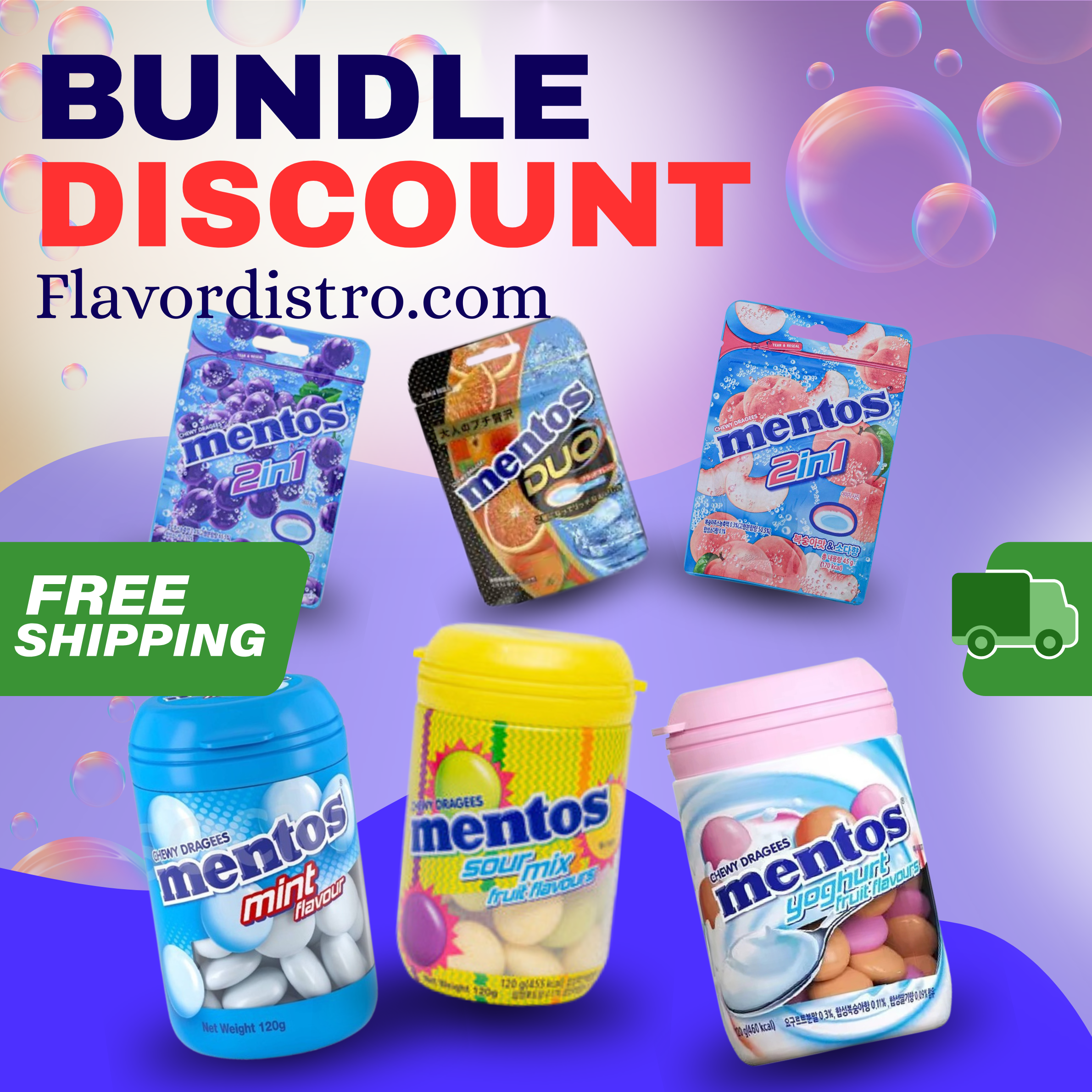 Mentos Bulk Deal - KOREA/JAPAN/TAIWAN (55 COUNT)