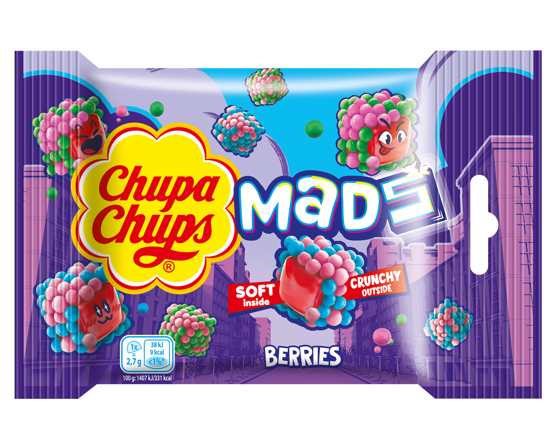 Chupa Chups Mads Berries- UNITED KINGDOM (12 COUNT)