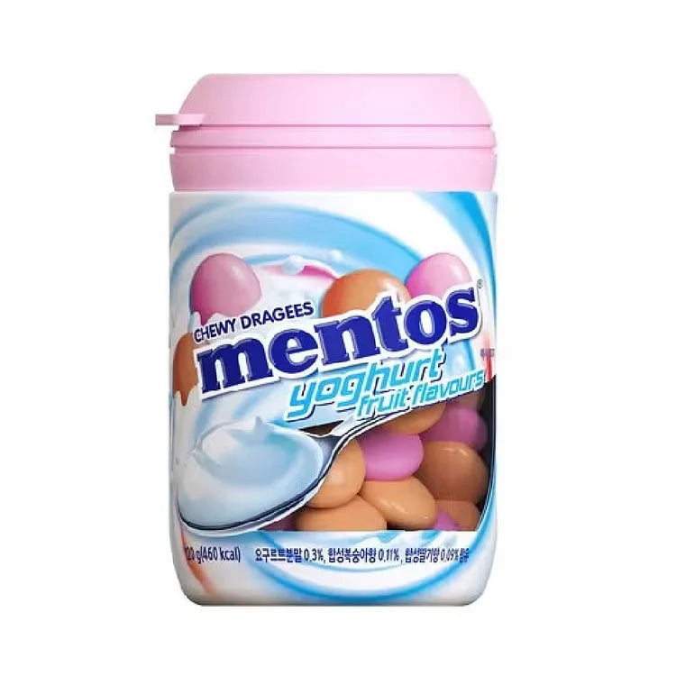 Mentos Chewy Dragees Yogurt Fruit Flavor - KOREA (6 COUNT)