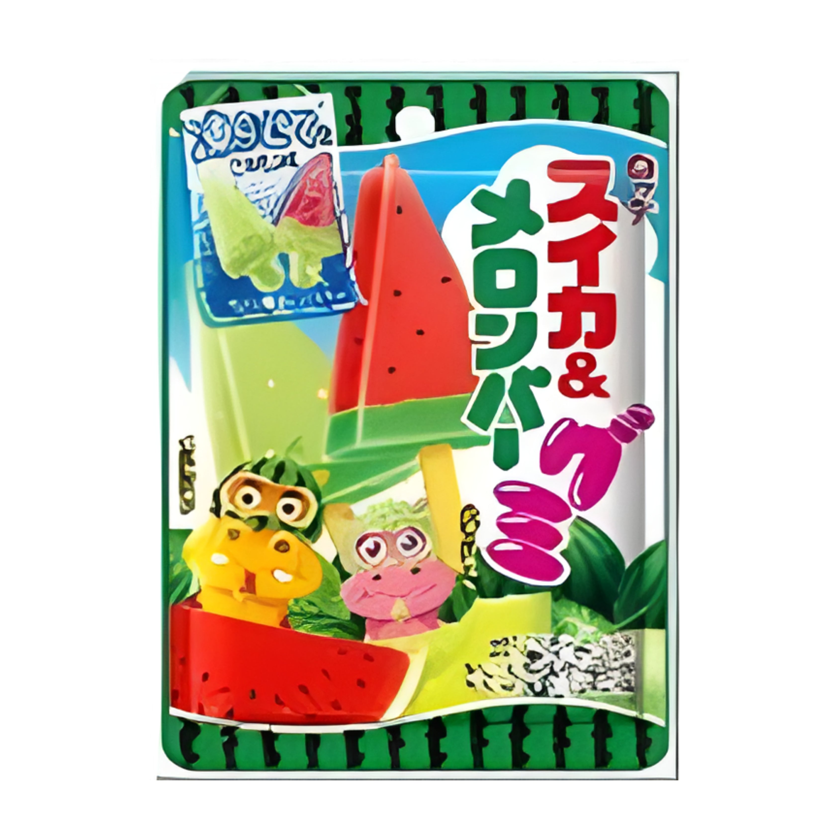 LOTTE Popsicle shaped! Watermelon Gummy - JAPAN (10 COUNT)