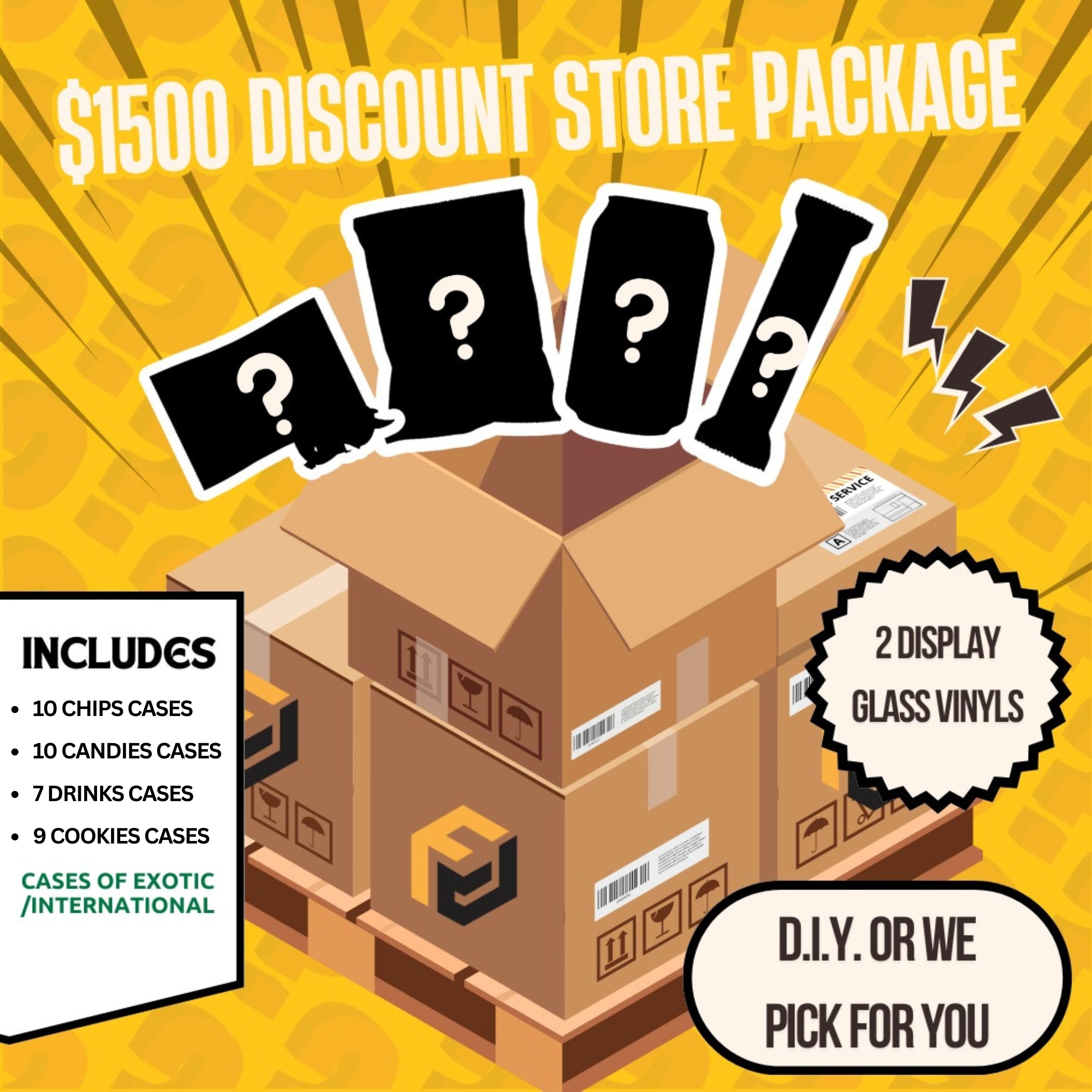 1500 - EXOTIC SNACK SHOP STORE (PACKAGE)