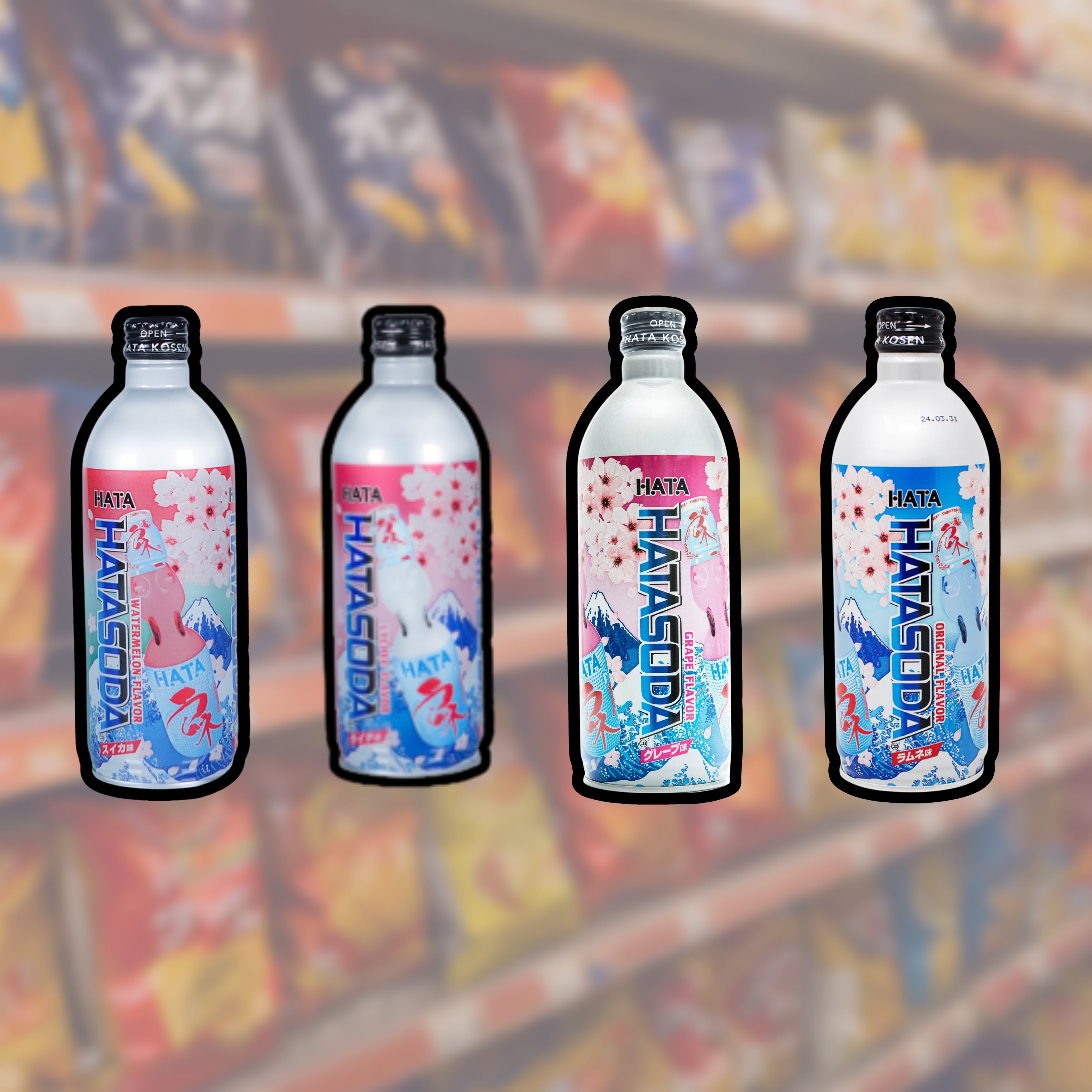 Hata Soda Bulk Bundle - JAPAN (96 COUNT)