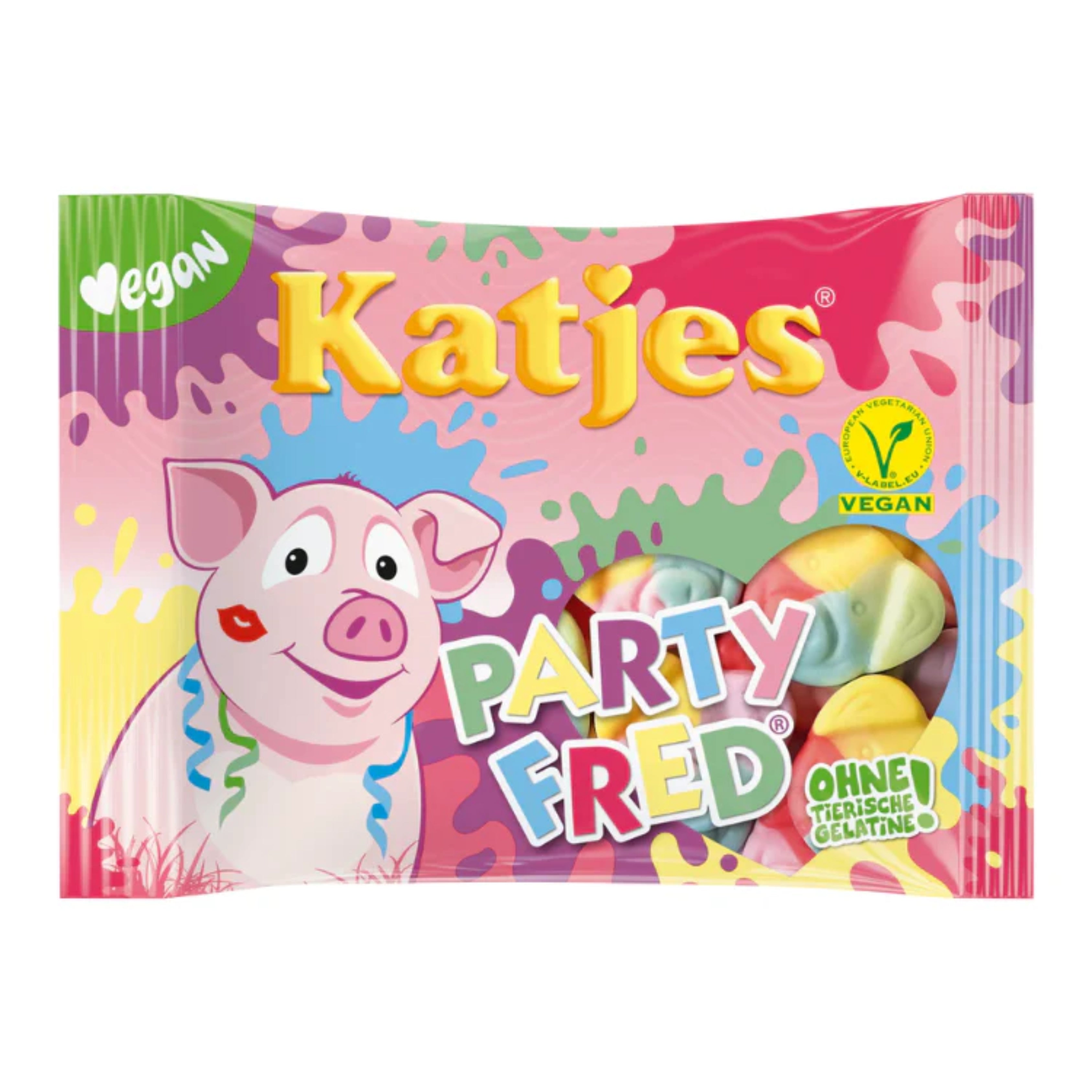 (VEGAN) Katjes Party Fred Gummies- GERMANY (18 COUNT)