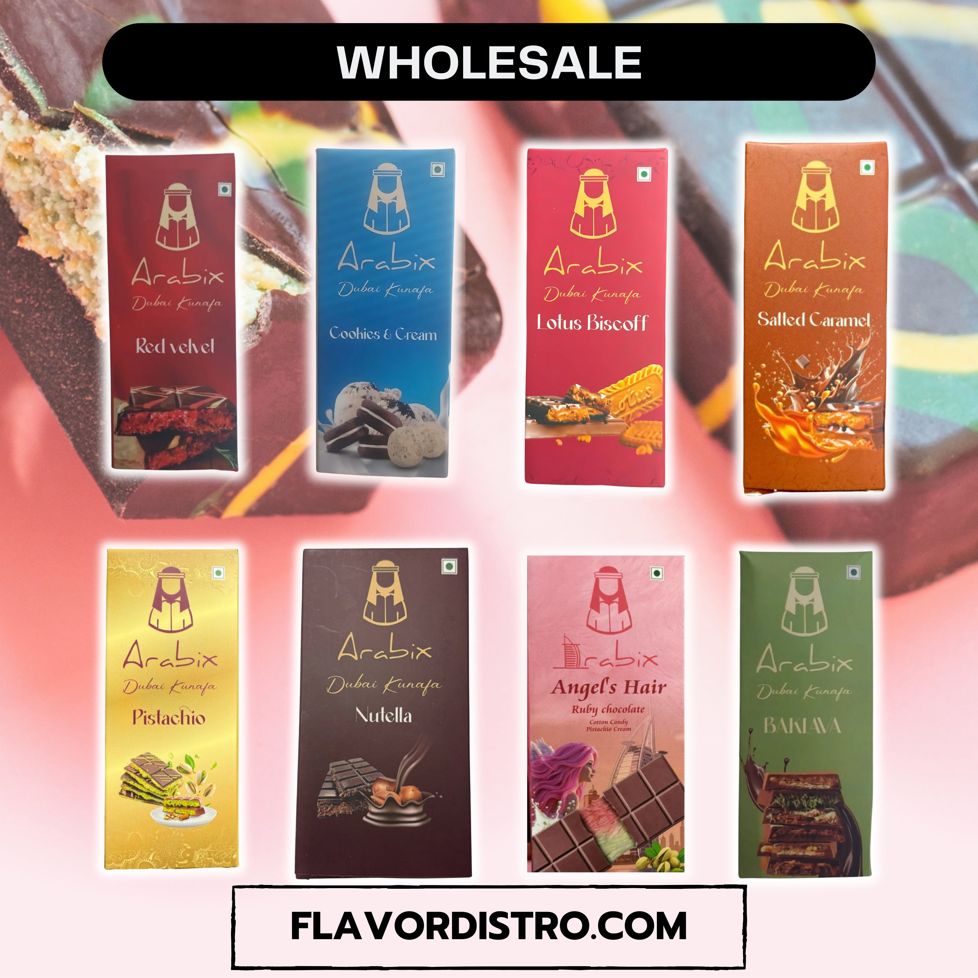 Dubai Chocolate Bundle - (64 COUNT) No Melt!