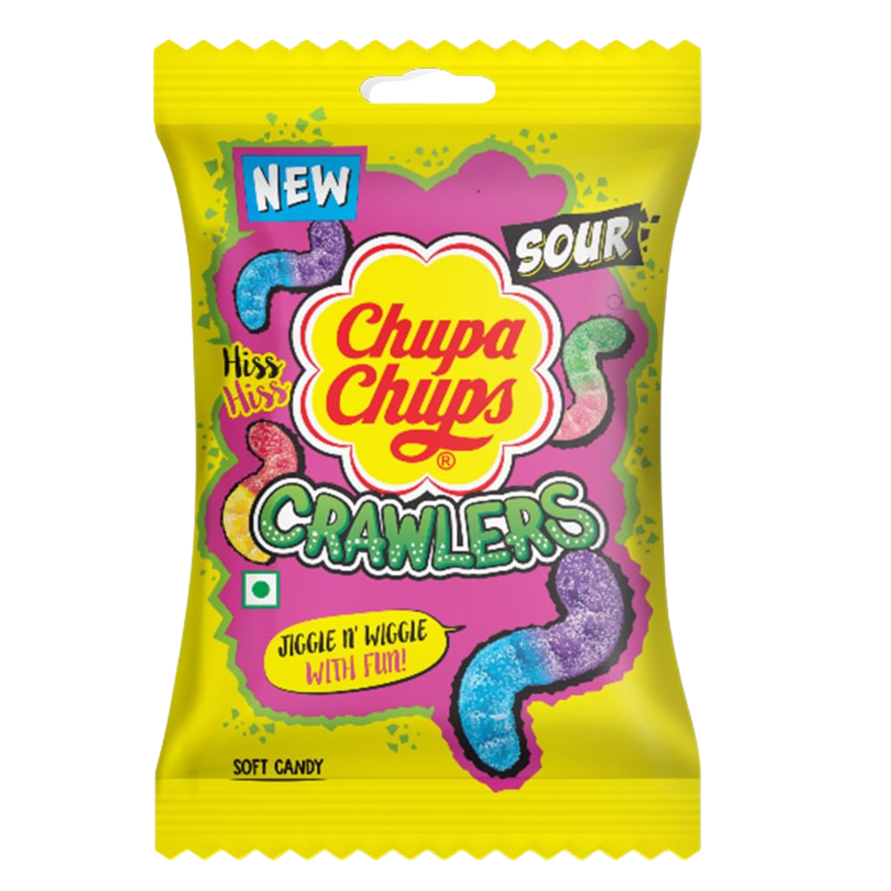 Chupa Chups SOUR CRAWLERS - INDIA (24 COUNT)