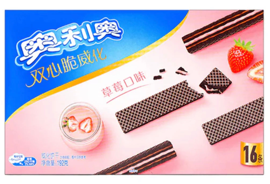 Oreo Stacked Wafers Strawberry - TAIWAN (24 COUNT)