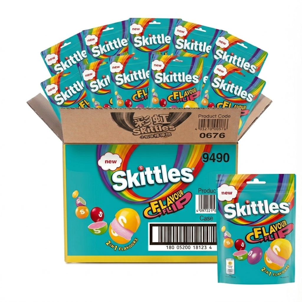 NEW Skittles Flavor Flip - UNITED KINGDOM (15 COUNT)