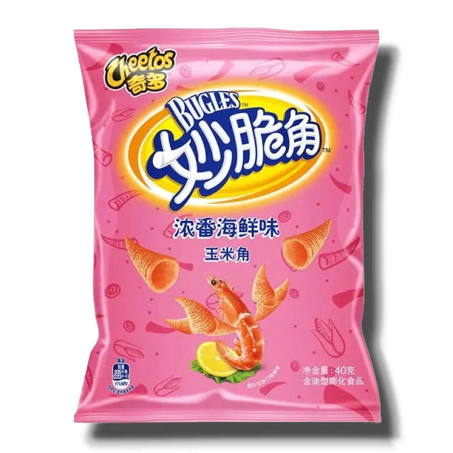 Cheetos Cajun Shrimp Bugles -Taiwan (30 Count)