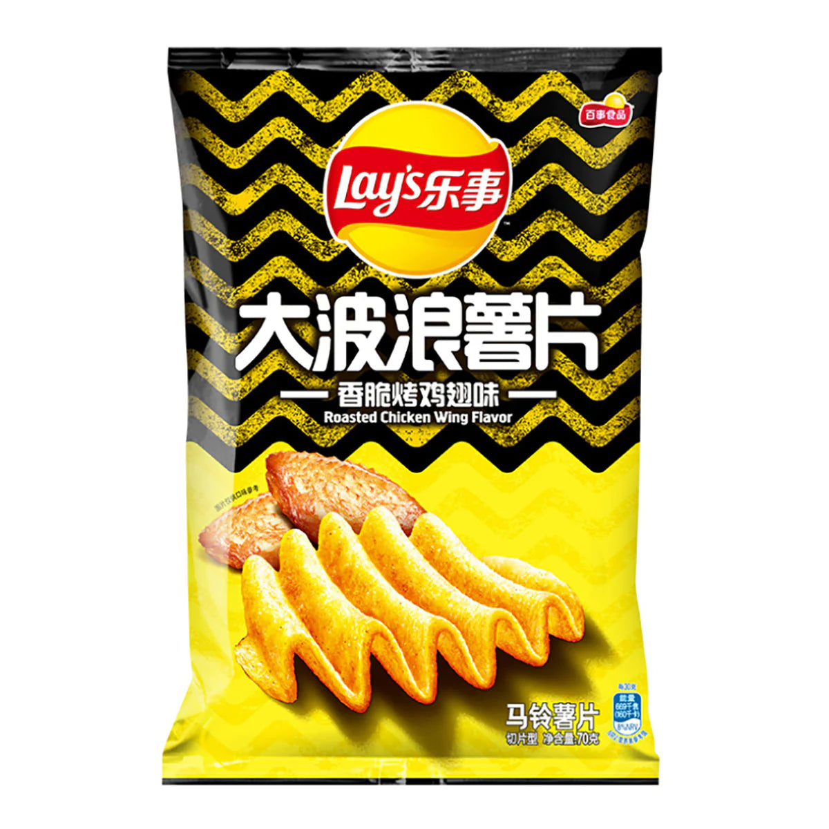 Lays Big Wave BBQ Chicken Wing - TAIWAN (22 Count)