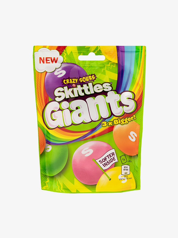 Skittles GIANTS Crazy Sours - U.K. (15 count)