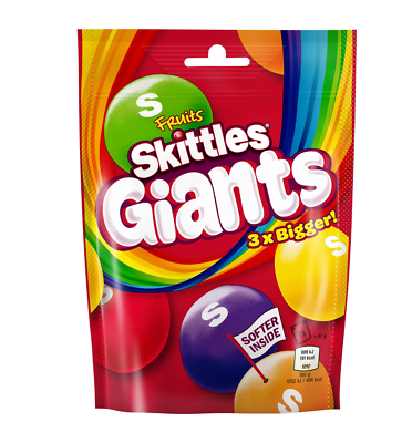 Skittles GIANTS Fruits - U.K. (15 count)