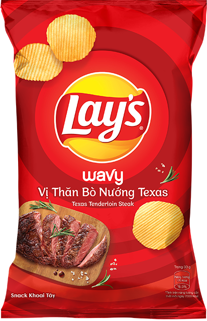 Lays Texas Tenderloin Steak - Vietnam