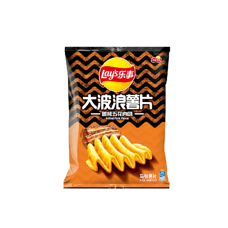 Lays Big Wave Sizzling Bacon - THAI(22 Count)