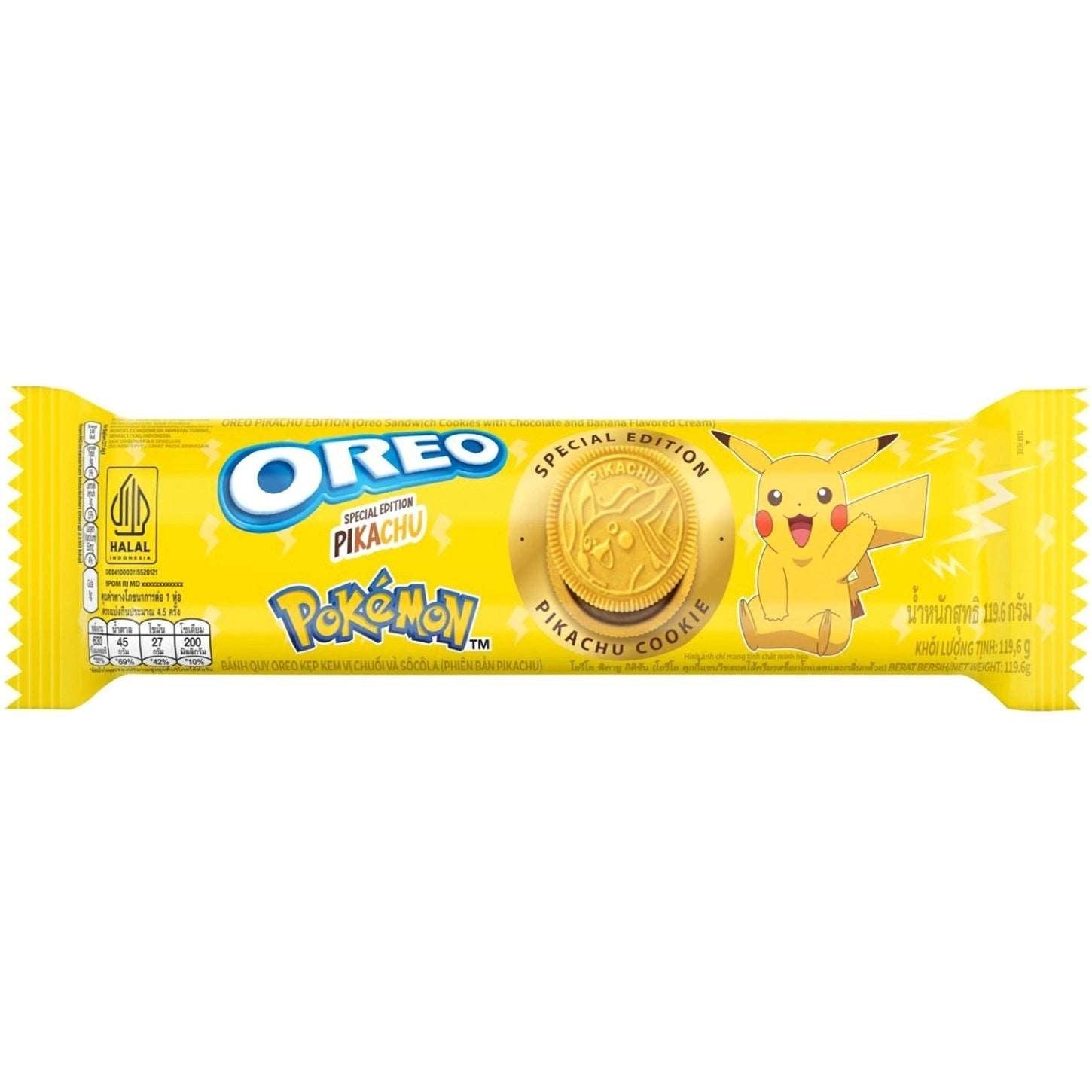 Oreo Pokemon Pikachu Halal - INDONESIA (24 Count)