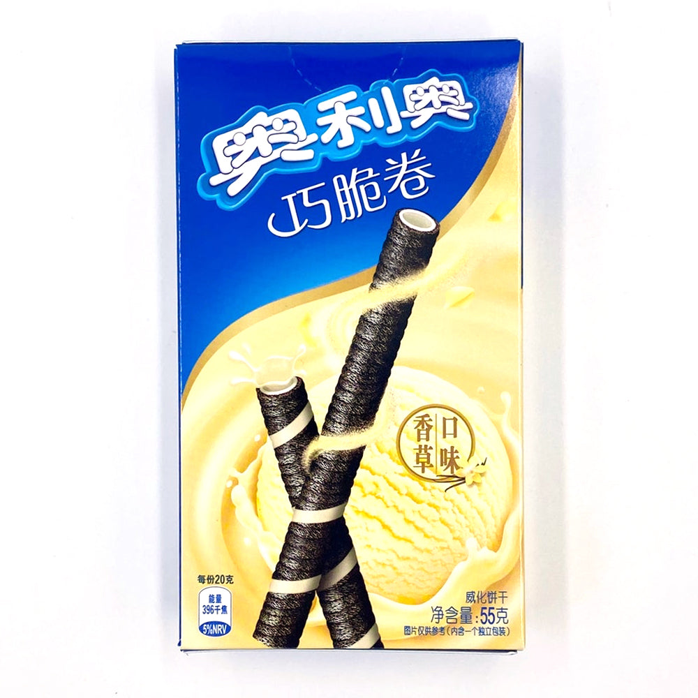 Oreo Vanilla Ice Cream Wafer Rolls - TAIWAN (24 Count)