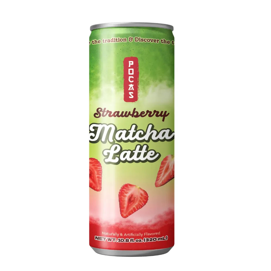 Pocas Strawberry Matcha Latte Coffee - TAIWAN (24 COUNT)