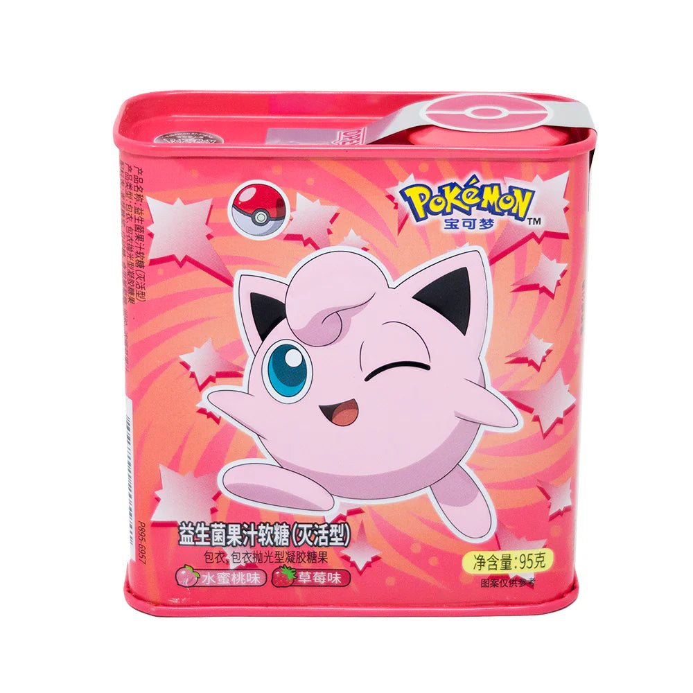 Pokemon Peach Strawberry Gummies - JAPAN (6 Count)