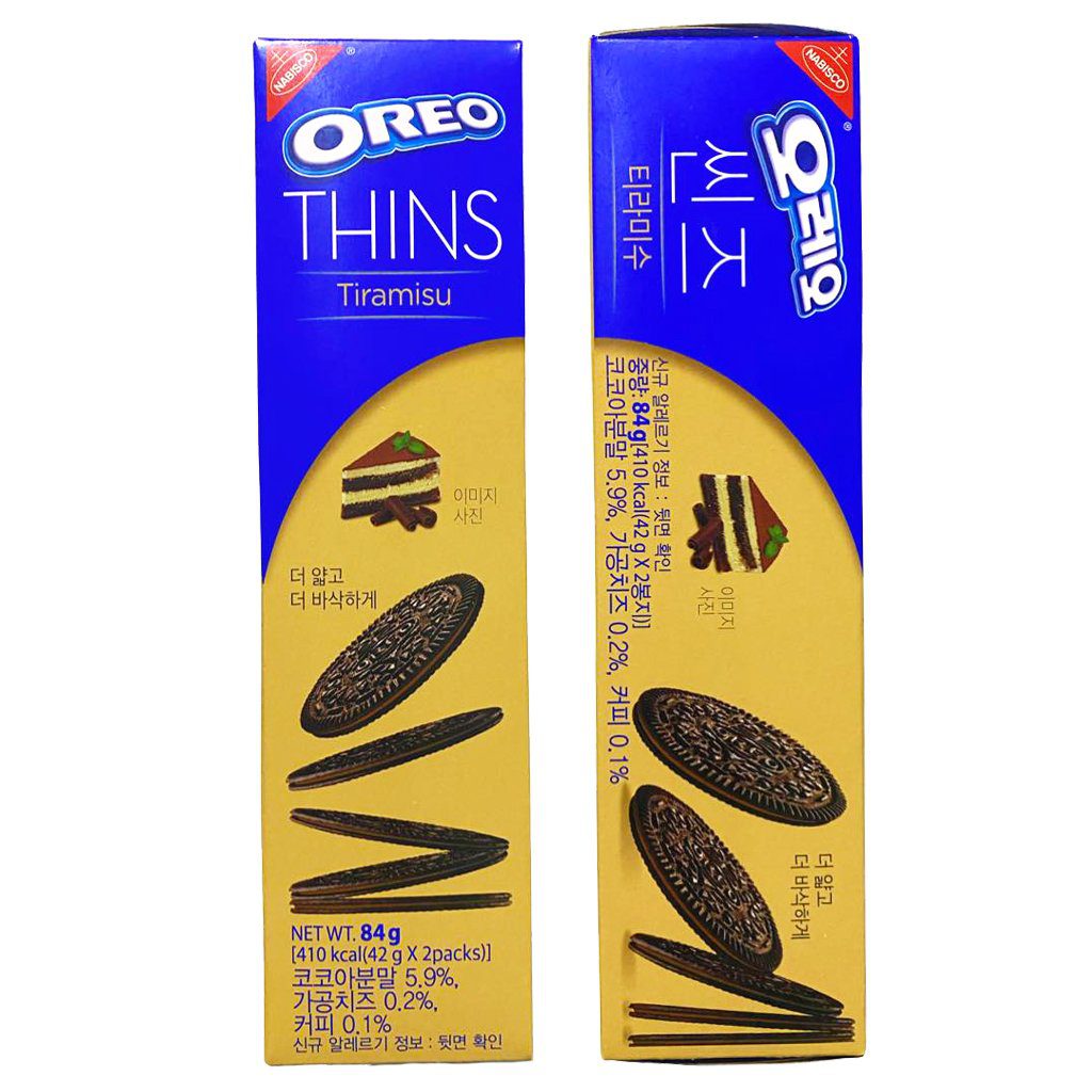 Oreo Thins Tiramisu - KOREA (24 Count)